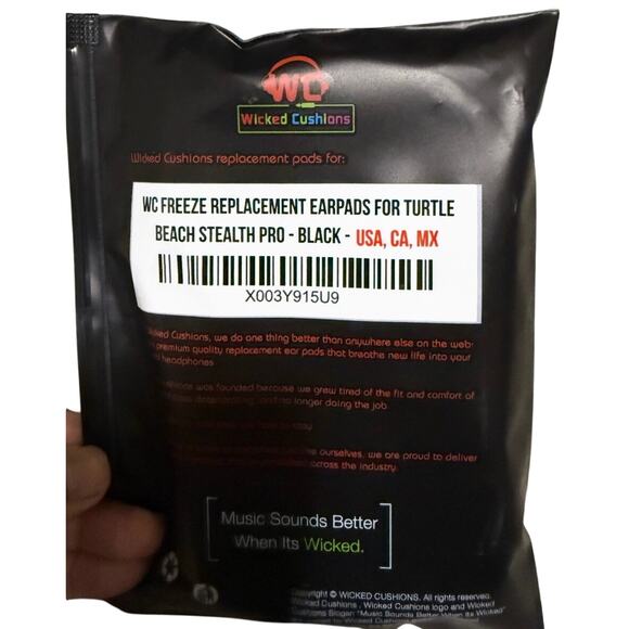 TB STEALTH PRO WICKED CUSHION COOLING GEL EAR PADS - Picture 4 of 5
